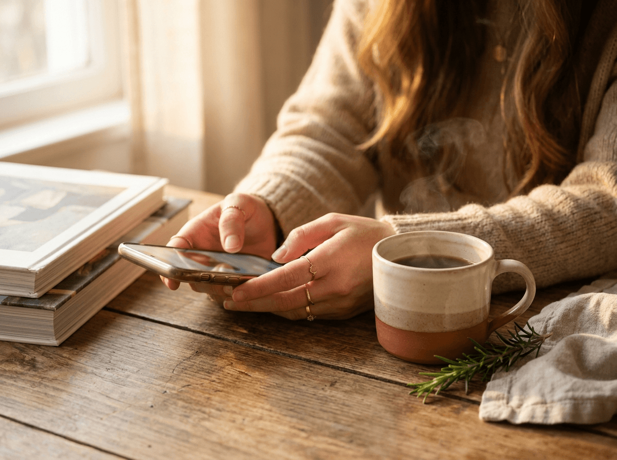 Täglicher Check-in — Morgenroutine mit der App